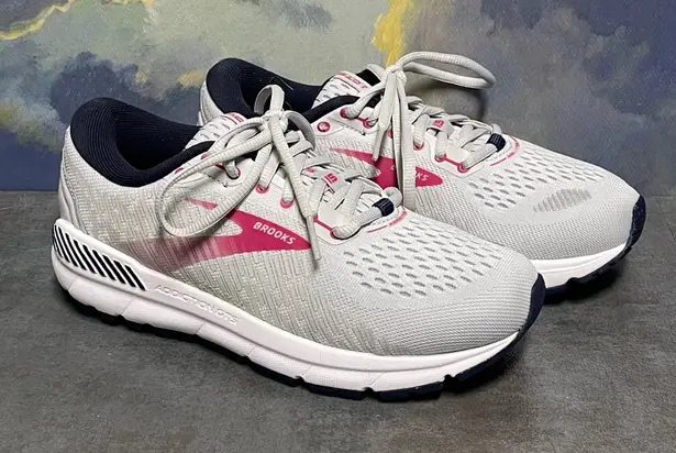 Brooks Addiction GTS 15 1203521B054 Oyster/Peacoat Women's Sneakers Size 6.5B