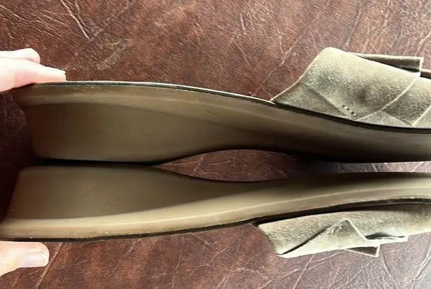 Paul Green Tiered Suede Flip Flops