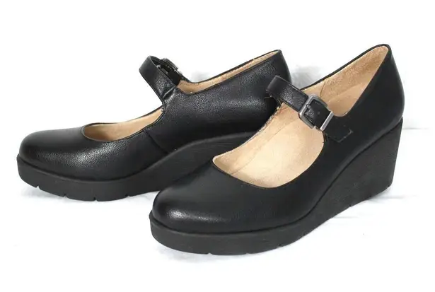 SOUL by Naturalizer Adore Mary Jane Wedge Size 8W NIB Black
