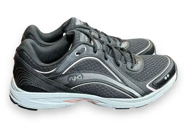 Ryka Sky Walk Running Sneaker Womens 9.5 M Crossfit Memory Foam Navy/Pink Shoes