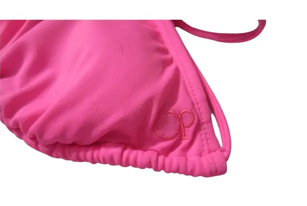 OP  Halter Hot Pink Triangle Bikini Bathing Suit Top Size S-M