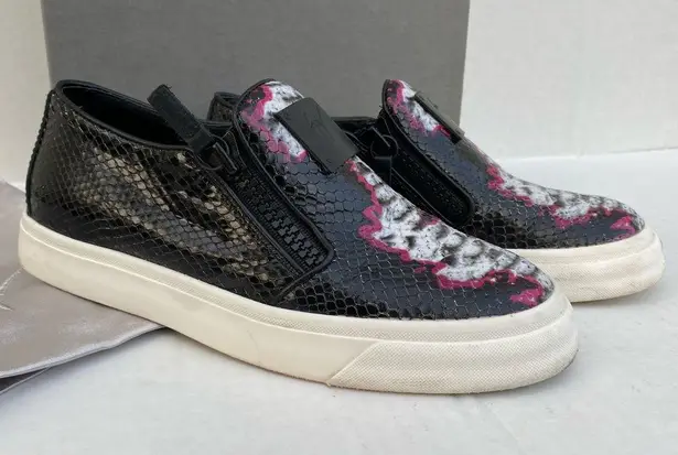 Giuseppe Zanotti London MocDonna SnakeSkin Sneaker