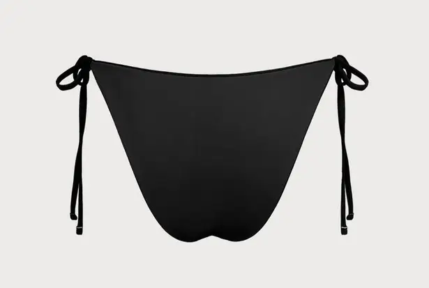 BERLOOK ECONYL® Black Tie Bikini Bottom ONLY 02 Size M