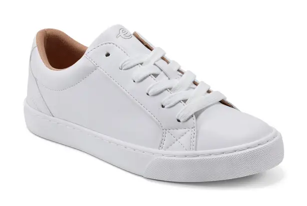 Easy Spirit Women's Lorna Lace-Up Sneakers- Size 9.5- White