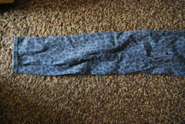 Rich & Skinny Giraffe Print Blue Skinny Ankle Jeans Size 27