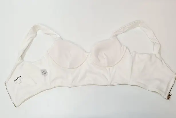 superdown  Wren Bustier Top in White - Image 6