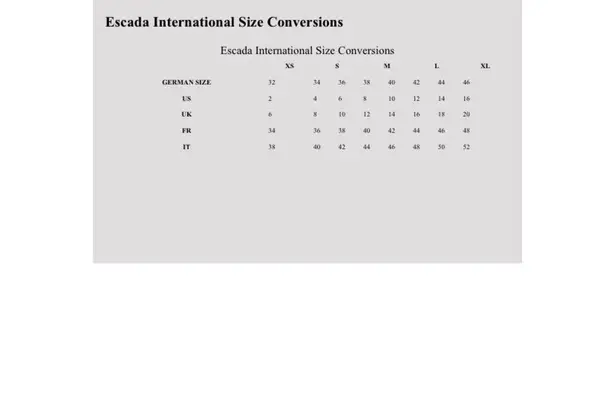 NWOT Escada 100% Wool Pant Size 40 or US 10 Blue