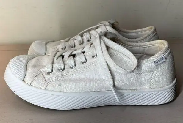 Palladium Pallapheonix OG White Canvas Sneakers W 6 Big Kids 4.5