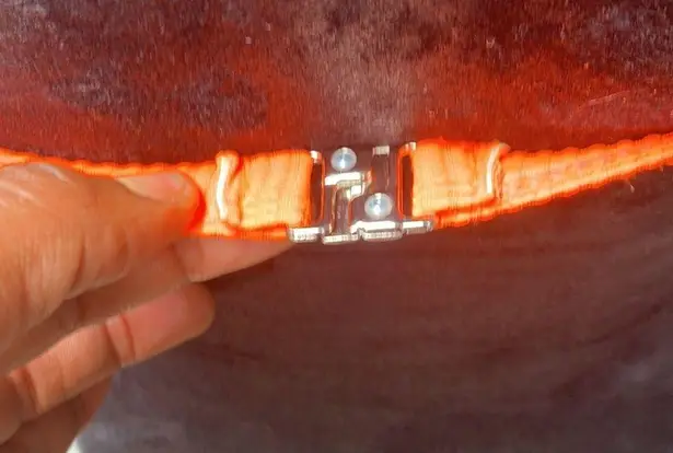 Color block bikini top woman’s size small (orange,pink, aqua color block) Orange