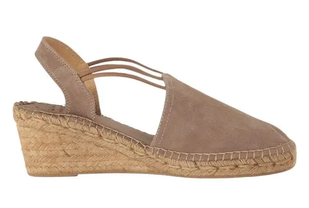 Toni Pons Espadrille Tremp Taupe Wedge Sandals Taupe Size 10 NWT Tan