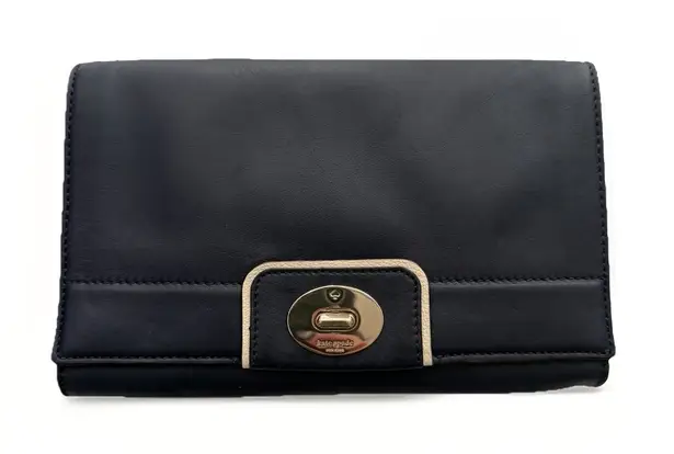 NWT Kate Spade Juliana Hampton Road Crossbody Navy Pebbled Leather Purse Bag Blue