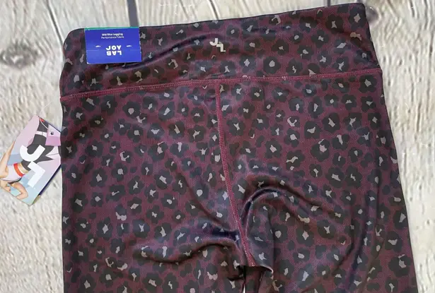 JoyLab Leopard Print Mid Rise Leggings NWT!