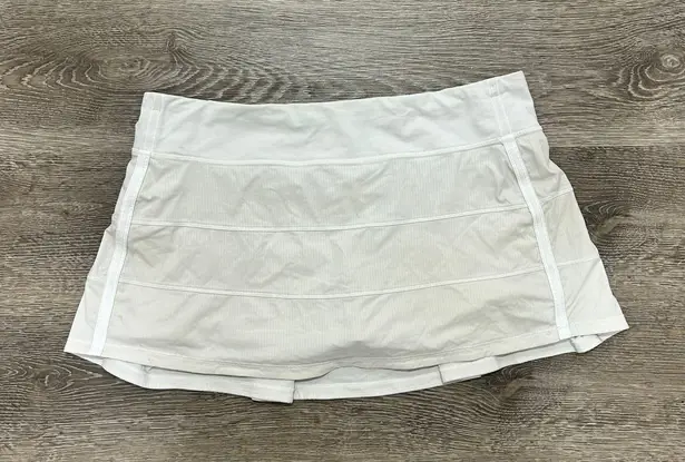 Lululemon Pace Rival Skirt White