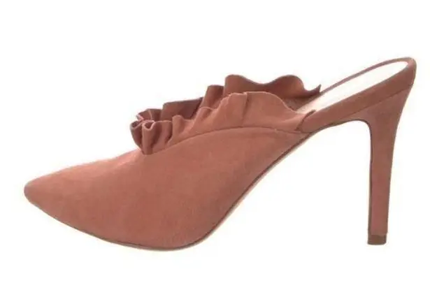 Loeffler Randall NEW pink suede frill heels