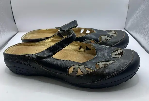 NAOT mules slip on Leather Mary Janes Clogs Size 41 US 10