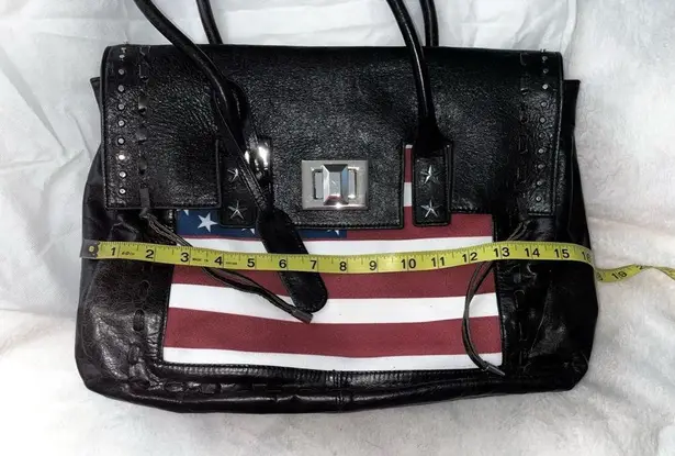Aimee Kestenberg Leather American Flag Tote Bag πΊπΈ