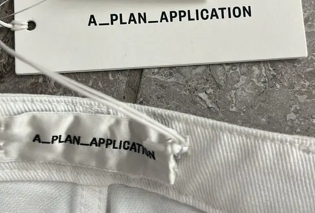 A_Plan_Application High Waist Bootcut Jeans Optical White, Size 26, NWT SOLD OUT
