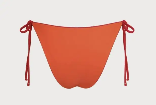 BERLOOK ECONYL® Red Reversible Tie Bikini Bottom ONLY 38 Size L