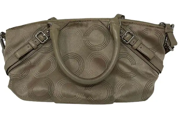 Coach Madison Dotted Op Art Sophia Satchel Shoulder Bag 15935 Purse