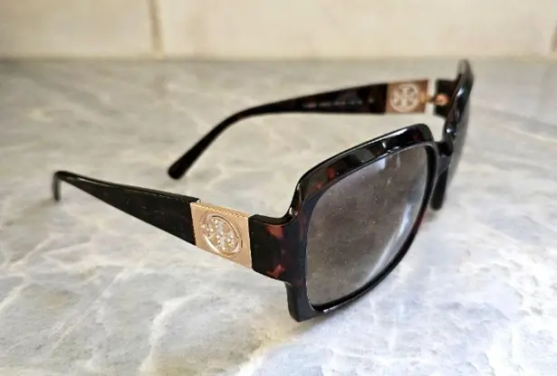 Tory Burch Logo Tortoise Sunglasses