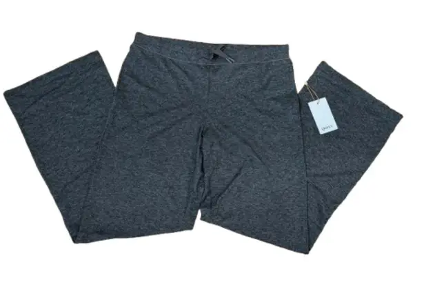 Quince New Flowknit Wide Leg Pants NWT Charcoal grey Size Medium