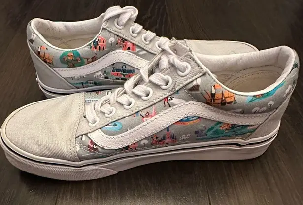 Vans  Old Skool Disney 50th Walt Disney World Map