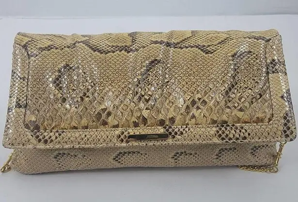 Vintage Susan Gail Genuine Snakeskin Shoulder Bag Leather Drop 14"
