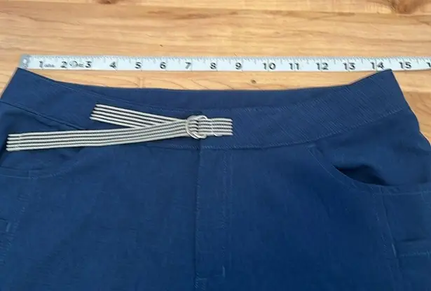 Zyia Active Blue Not Just A Trail Shorts - Medium