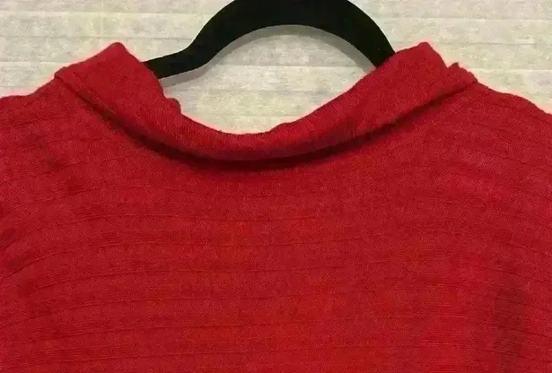 kim rogers Red cardigan sz Large bell sleeves big buttons very stylish