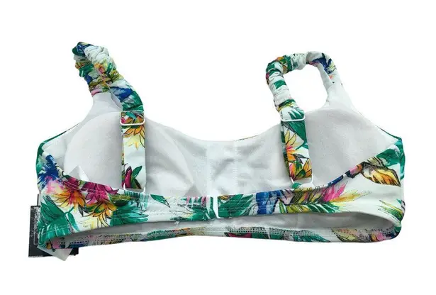 Sundazed Floral Bikini Swim Top Shirred