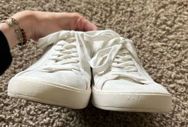 Kizik Unisex Irvine Casual Lace Up Sneakers Ivory White Women's 8