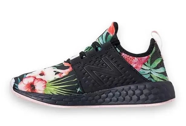 New Balance Fresh Foam Cruz Paradise Running Sneakers Floral Women s Size 7.5 Multiple 45 From SaiLieSie