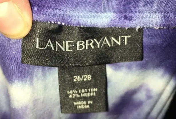 Lane Bryant  tie dye maxi skirt