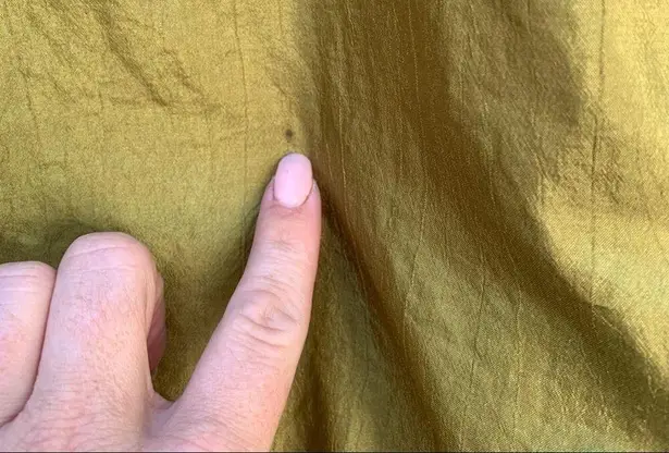 Vintage 80s olive green windbreaker open front jacket Size L