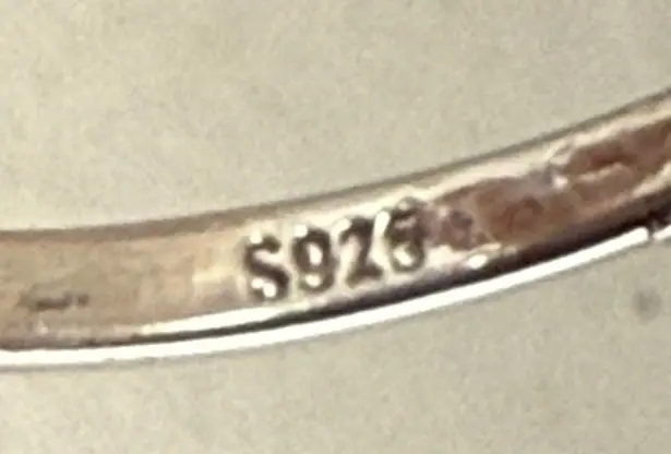 925 Sterling Silver Love Knot Infinity Ring Size 9.5