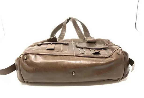 FRANCESCO BIASIA leather motorcycle bag, made in Italy