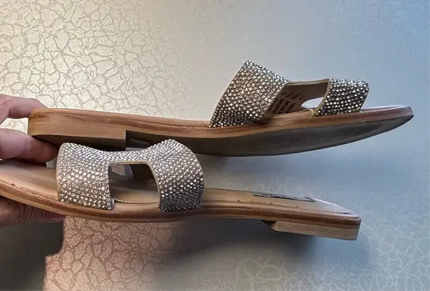 Steven By Steve Madden STEVEN New York | ladies Hadyn rhinestone slide sandal. Size: 9.5