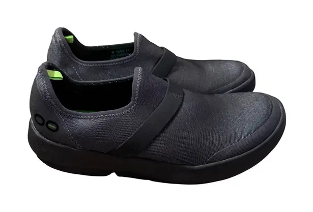 Oofos OOmg Low Recovery Shoes Women's Size 10 Black Slip