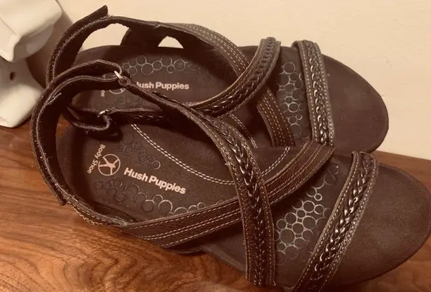 Hush Puppies sandals brown size 7
