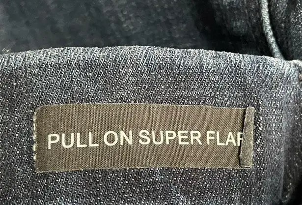 Judy Blue Pull On Super Flare Jean Dark Wash Bellbottom Jeans Womens Size 26 | 2