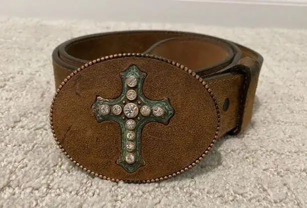 Tony Lama Southwest Cross Belt - Size 36