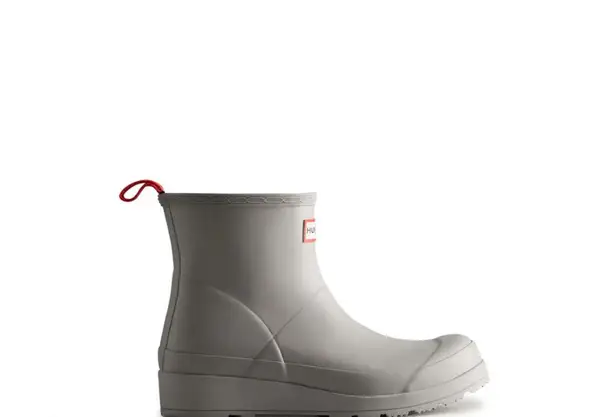 Hunter Short Rain Boots Grey 