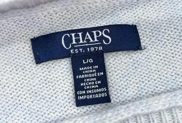 CHAPS Pastel striped sweater