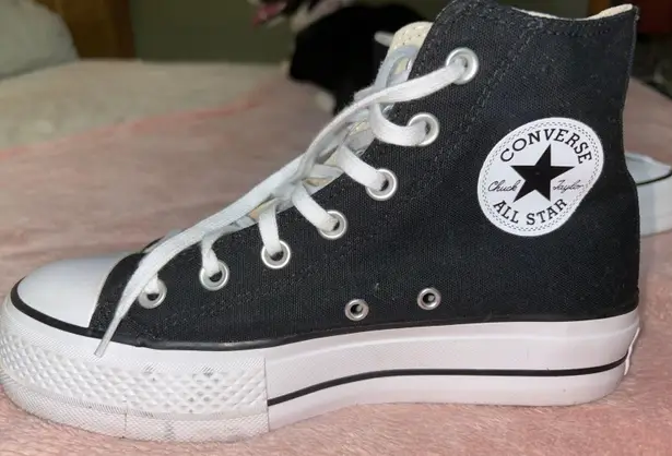 Converse Black Platform