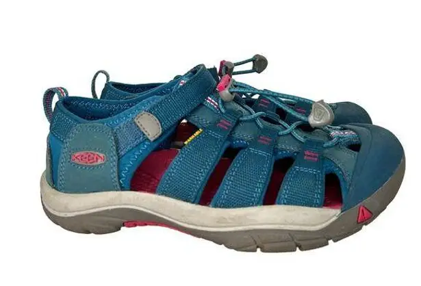 Keen Newport H2 Deep Lagoon Blue Pink Womens Size 5