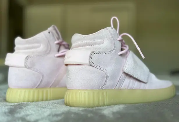 Adidas Pink Tubular Shoes