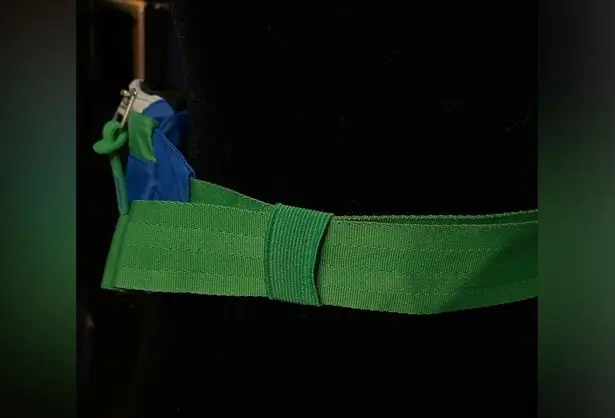 Puma Retro  blue & green belt bag