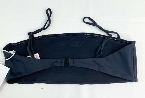Twiin Paige Black Bandeau Non-Padded Bikini Top Women's Size Medium M