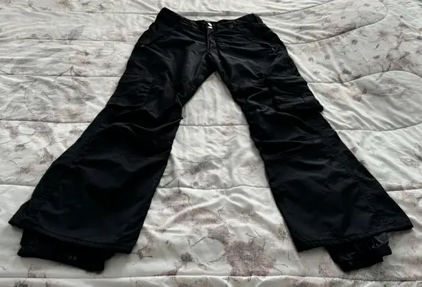 Burton DryRide Medal Cargo Black Snowboard Pants, size M