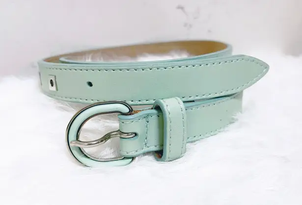 Proenza Schouler Authentic Mint Green Leather Women’s Waist Belt